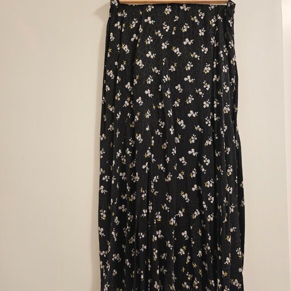 Maje Juguet Leopard Floral Print Midi Skirt - Picture 4 of 5